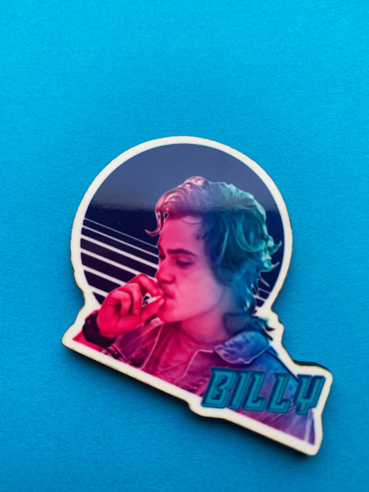 Billy Hargrove Pin Badge/ Magnet - Stranger Things