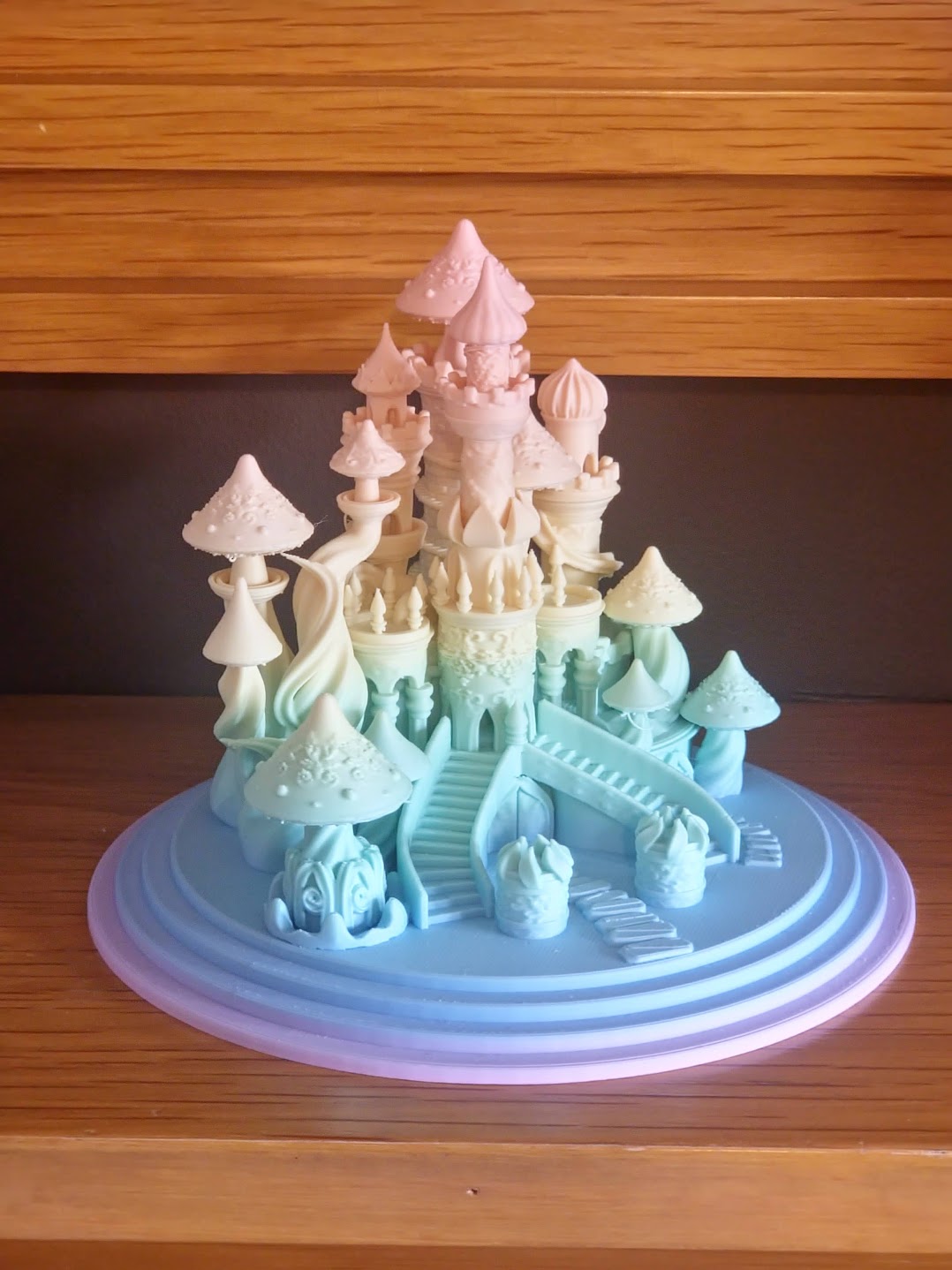 Fantasy Mushroom Castle Ornament