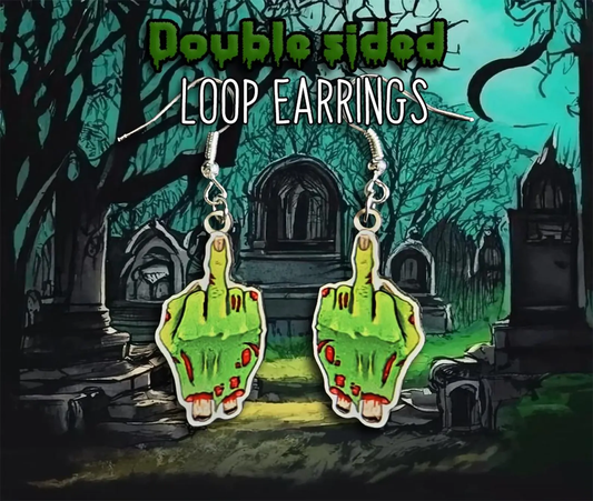 Zombie Middle Finger