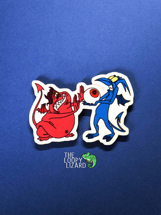 Pain and Panic Pin Badge/ Magnet - Hercules