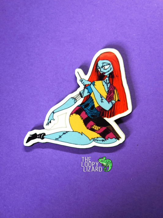 Sally Pin Badge/ Magnet - The Nightmare Before Christmas