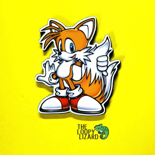 Tails Pin Badge/ Magnet - Sonic the Hedgehog