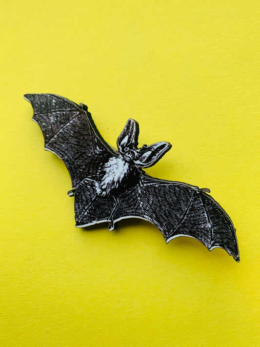 Gothic Bat Pin Badge/ Magnet