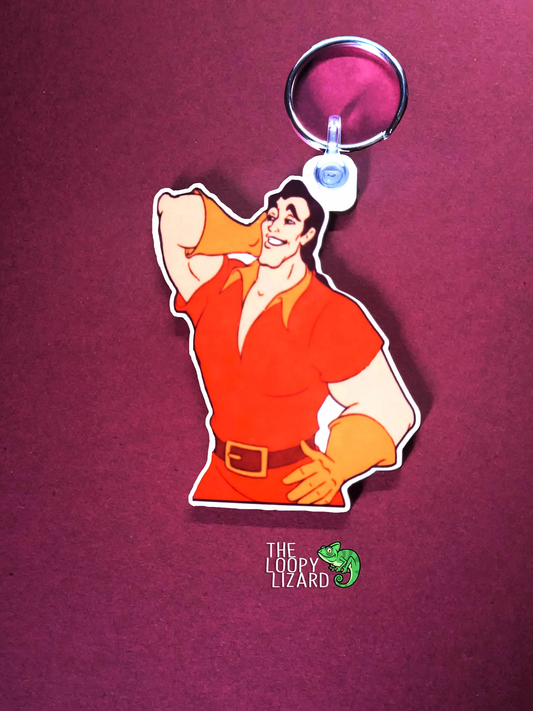 Gaston Keyring - Beauty and the Beast