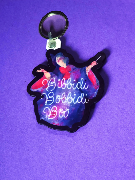 "Bibbidi Bobbidi Boo" Keyring - Cinderella