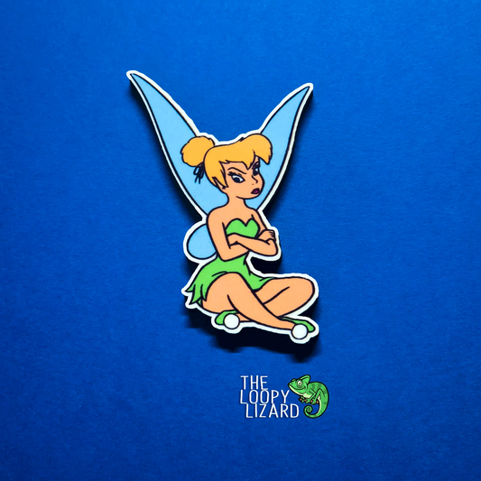 Pouting Tinkerbell  Pin Badge/ Magnet - Peter Pan