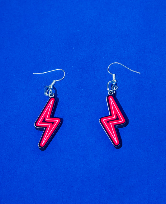Neon Lightning Bolt - Pink