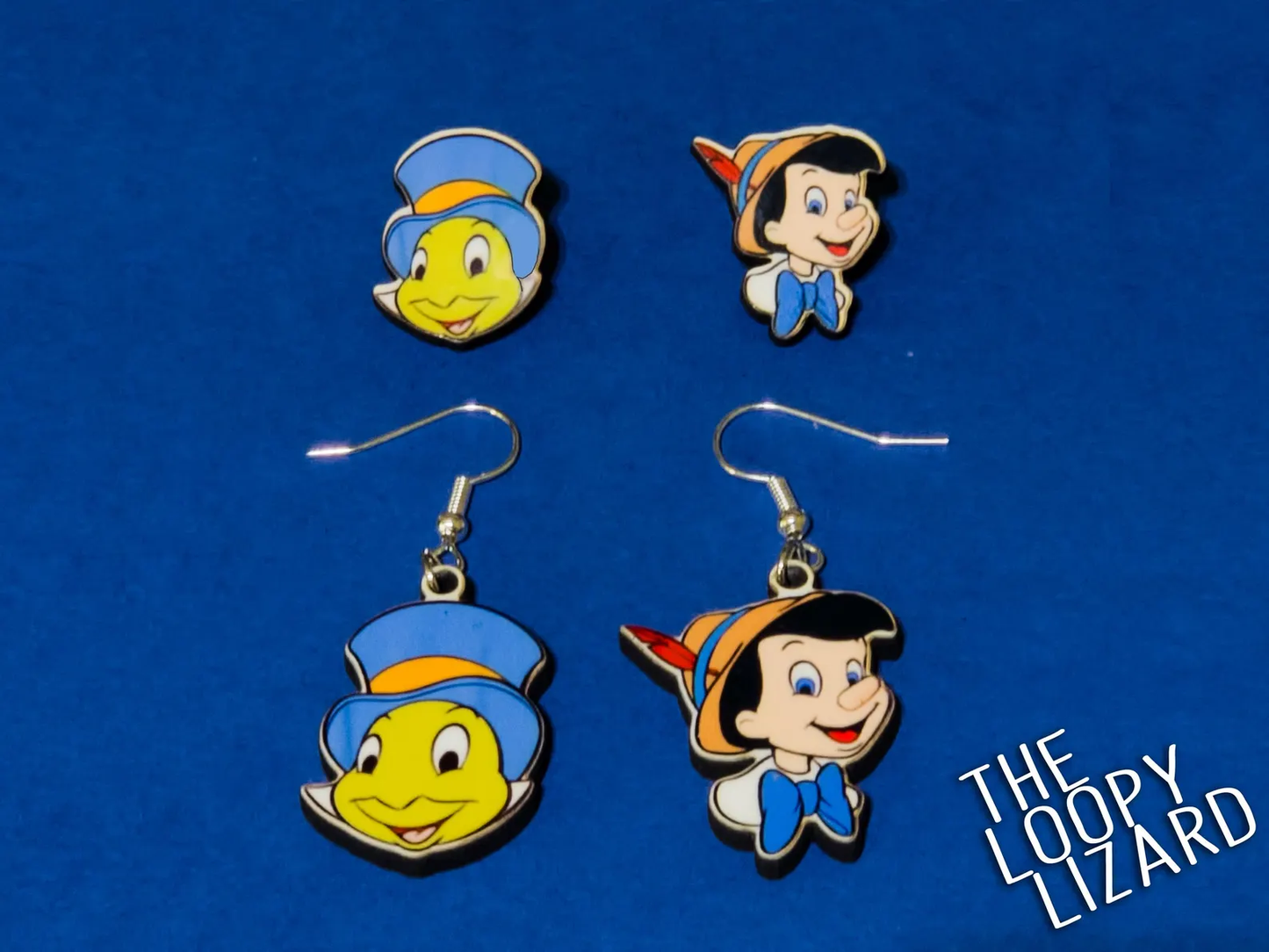 Pinocchio and Jiminy Cricket