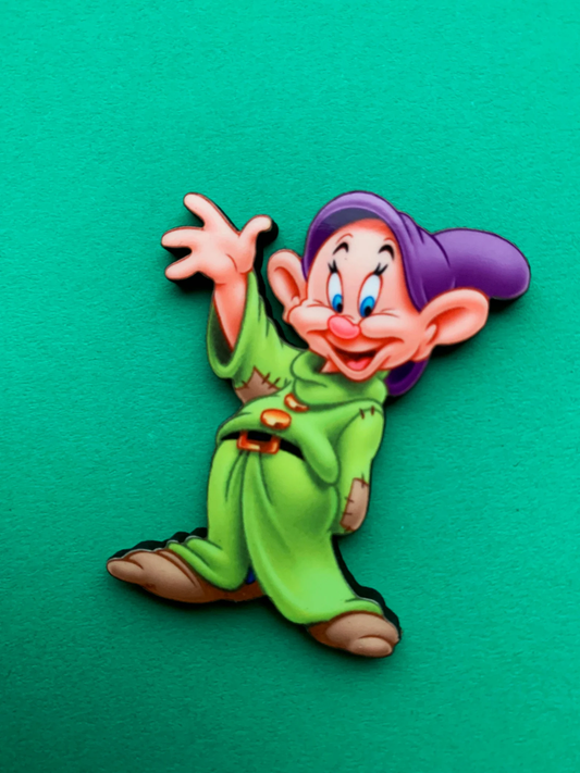 Dopey Dwarf Pin Badge/ Magnet - Snow White