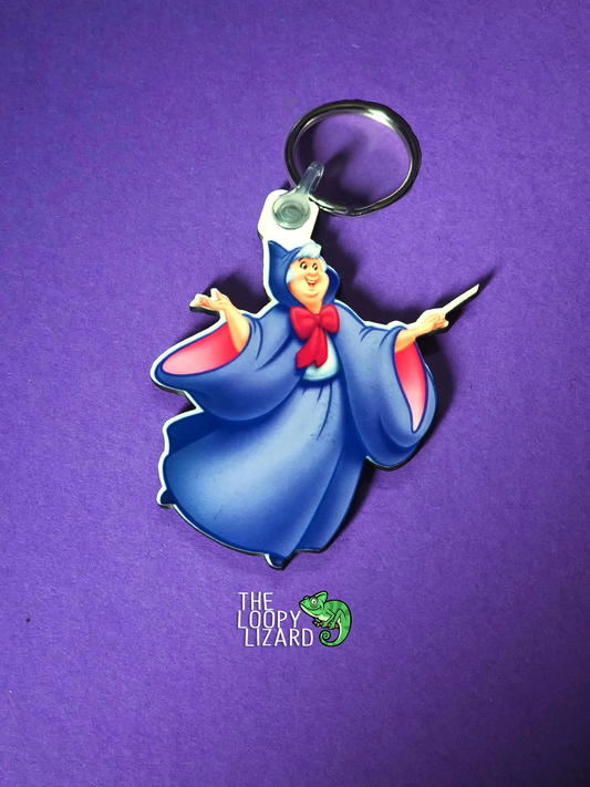 Fairy Godmother Keyring - Cinderella