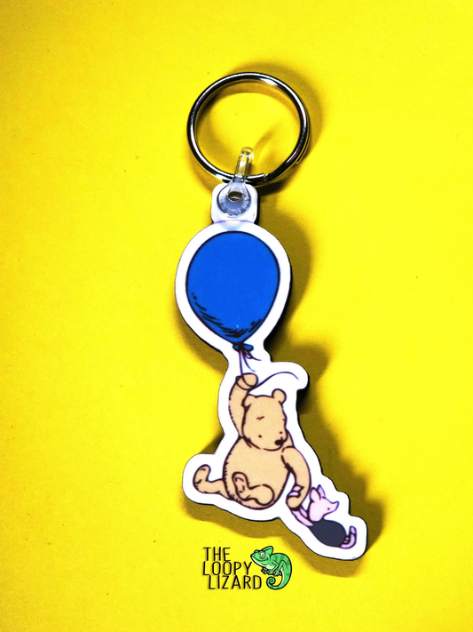 Winnie the Pooh Balloon Keyring