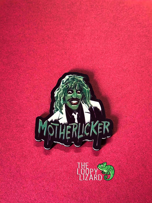 MotherLicker Pin Badge/ Magnet - The Mighty Boosh