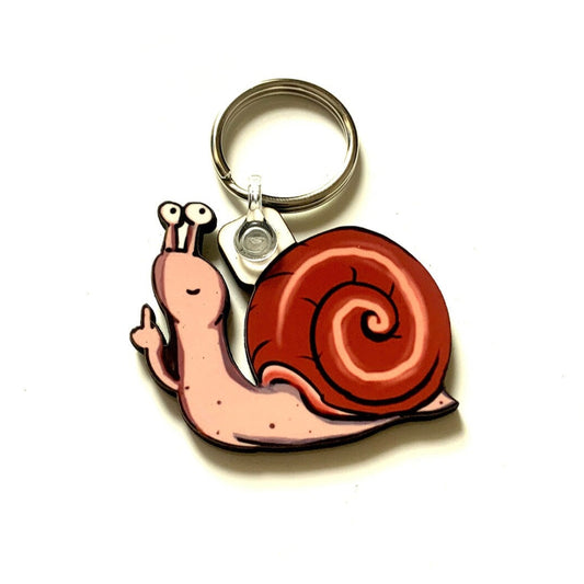 Swear Snail Keyring