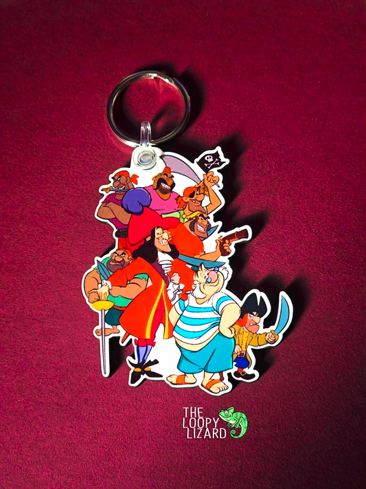 Pirate Crew Keyring - Peter Pan
