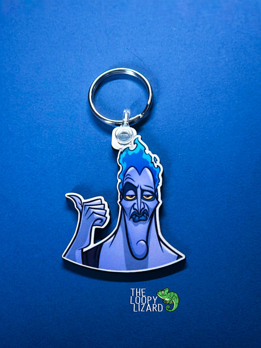 Hades Thumbs Up Keyring - Hercules