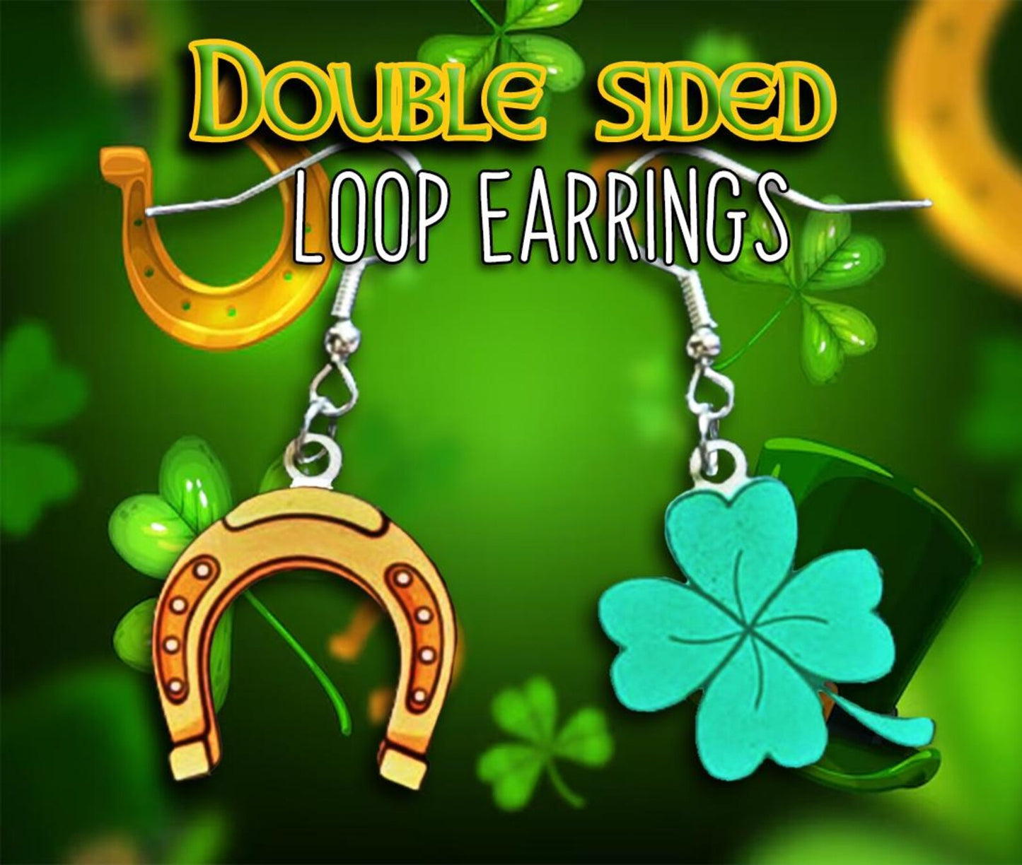 St. Patricks Day - Clover and Horseshoe