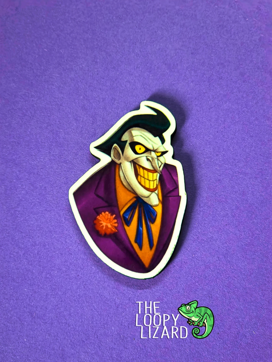 Joker Cartoon Pin Badge/ Magnet - Batman