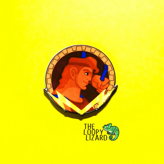 Warrior Hercules Pin Badge/ Magnet