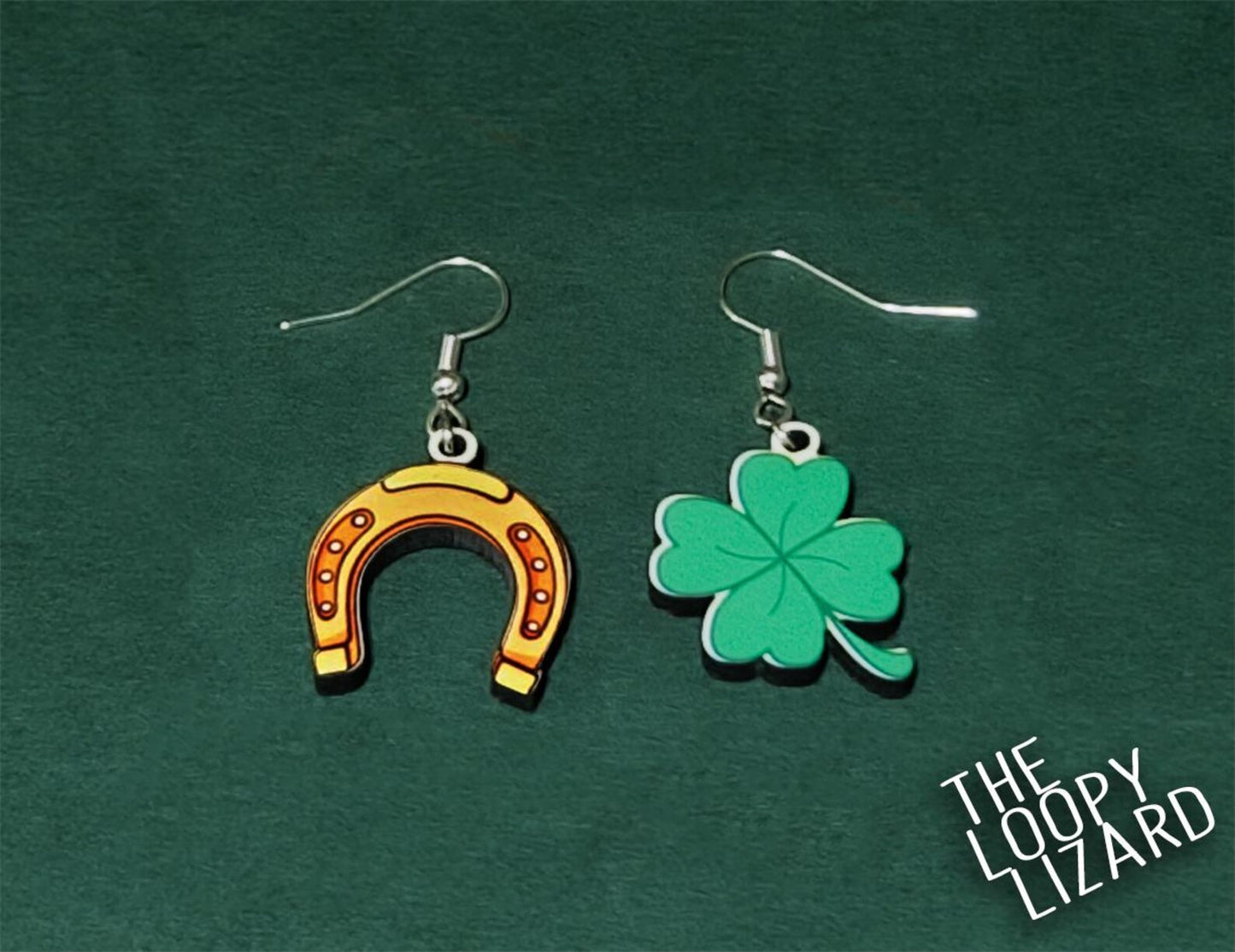 St. Patricks Day - Clover and Horseshoe