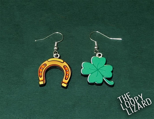 St. Patricks Day - Clover and Horseshoe