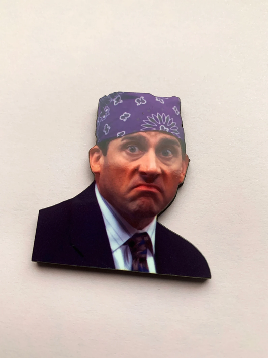 Prison Mike Pin Badge/ Magnet - The Office