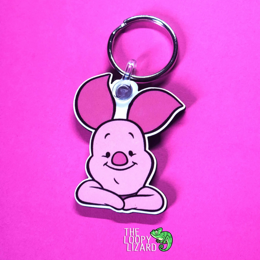 Piglet Head Keyring - Winnie the Pooh