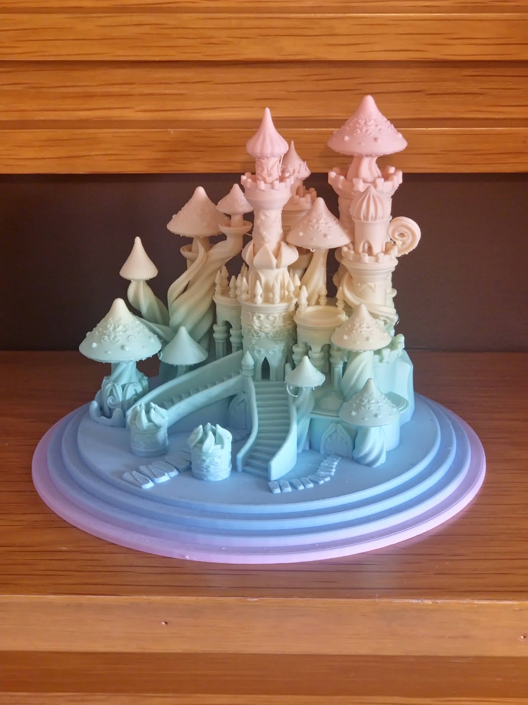 Fantasy Mushroom Castle Ornament
