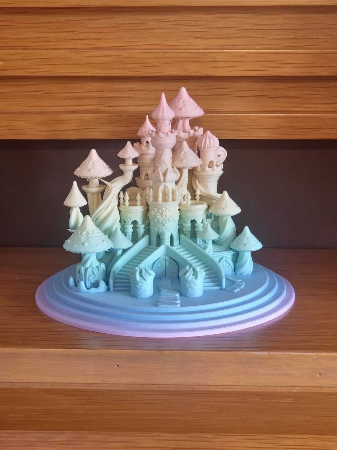Fantasy Mushroom Castle Ornament