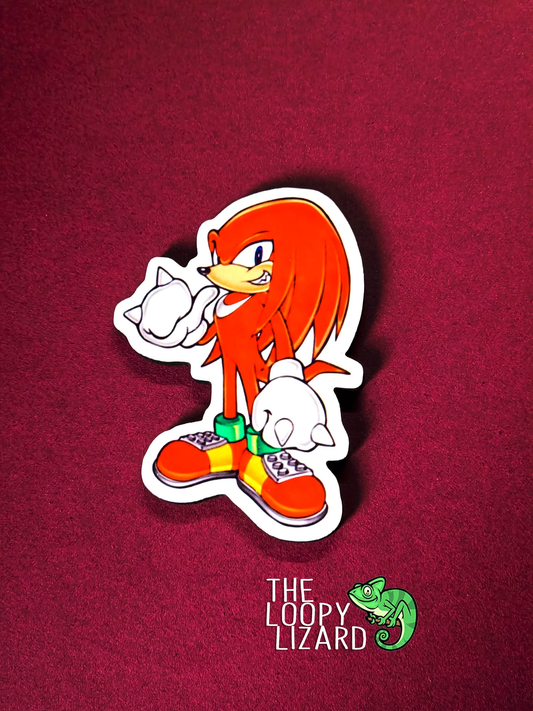 Knuckles Pin Badge/ Magnet - Sonic the Hedgehog