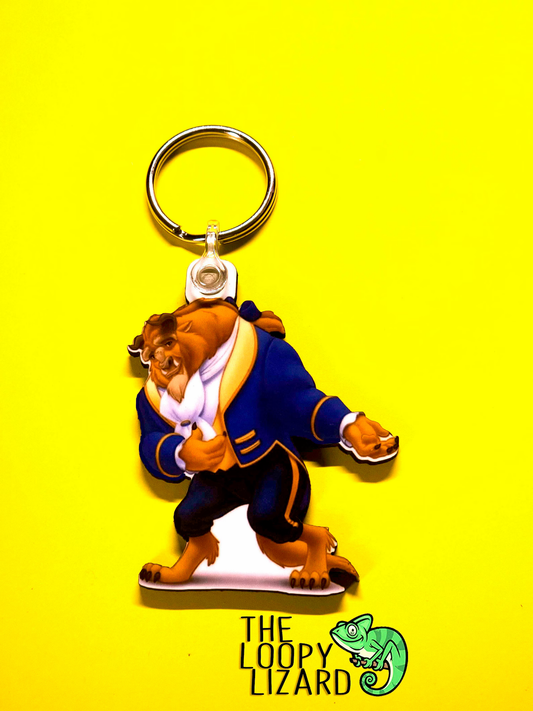 Beast Keyring - Beauty and the Beast
