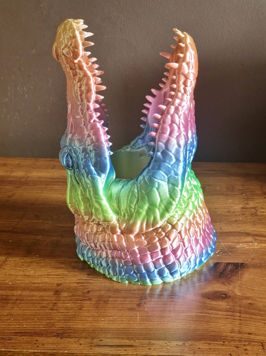 Crocodile Head Wine Holder