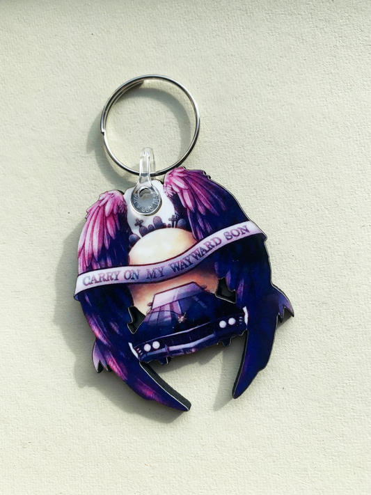"Carry On My Wayward Son" Keyring - Supernatural