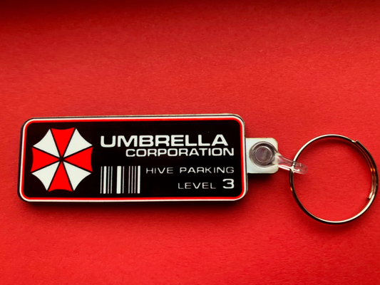 Umbrella Corporation ID Tag Keyring - Resident Evil
