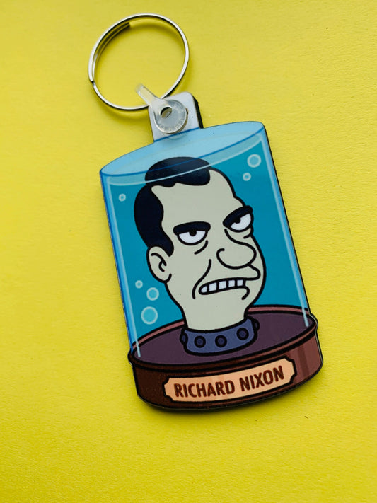 Richard Nixon Keyring - Futurama