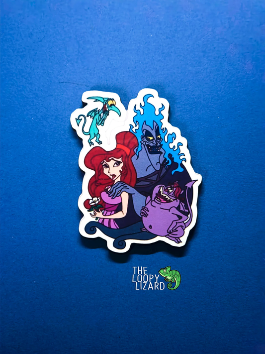 Hades Gang Pin Badge/ Magnet - Hercules