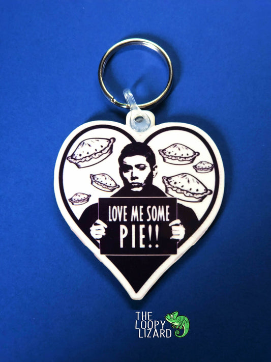 "Love Me Some Pie!" Keyring - Supernatural