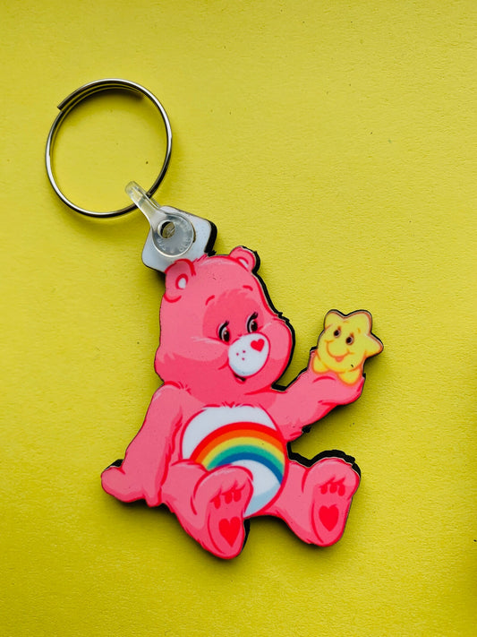 Cheer Bear Keyring - Care Bears