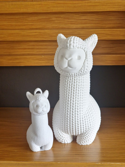 Knitted Llama Ornament/Keyring