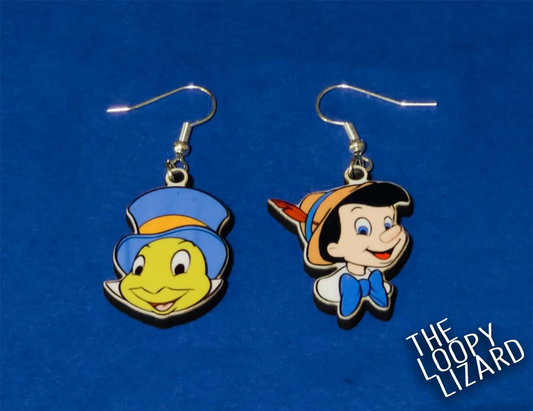 Pinocchio and Jiminy Cricket
