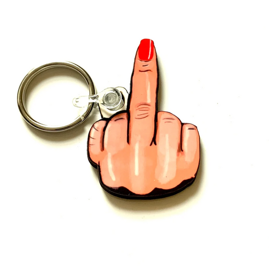 Middle Finger Keyring