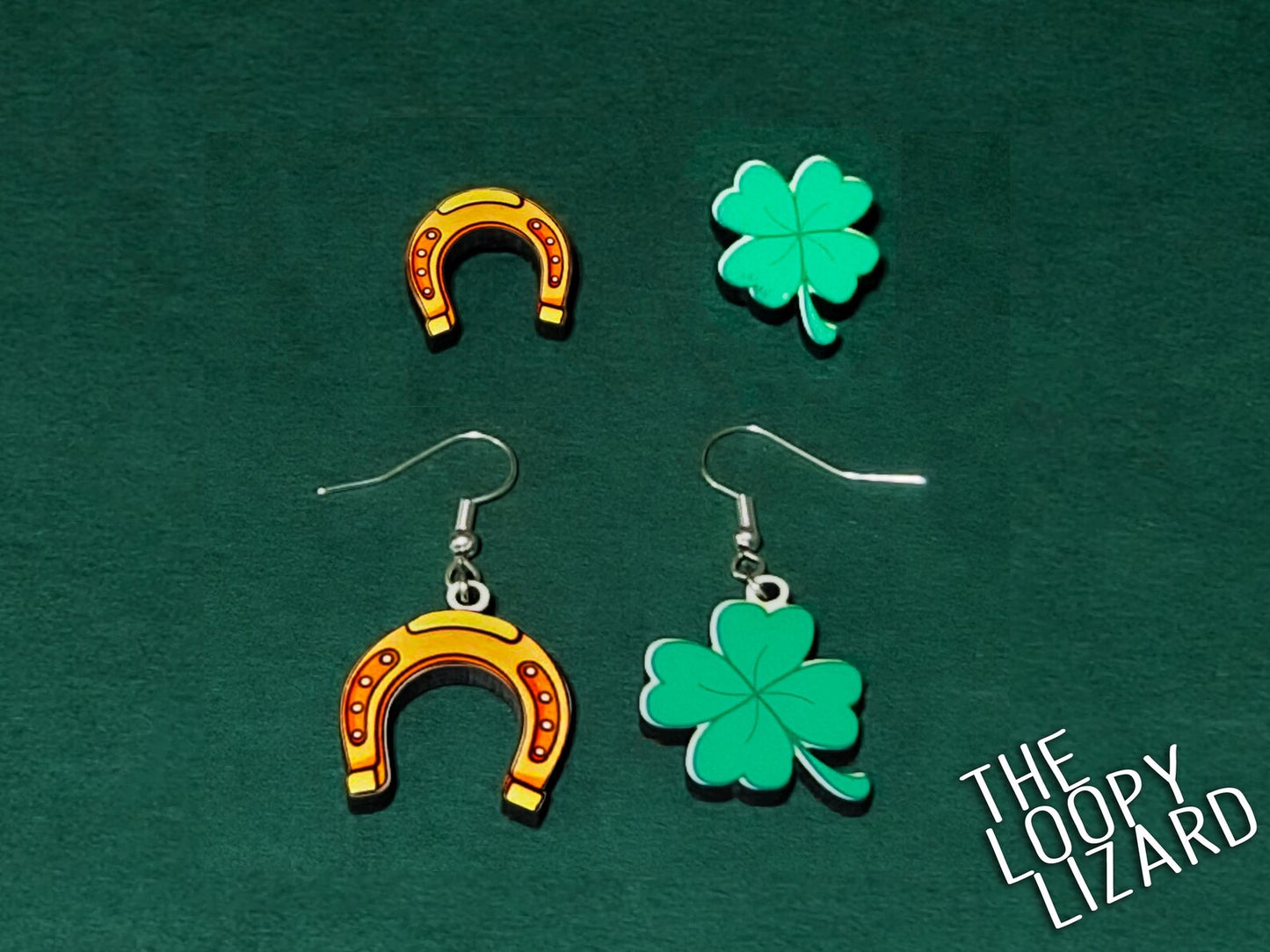 St. Patricks Day - Clover and Horseshoe