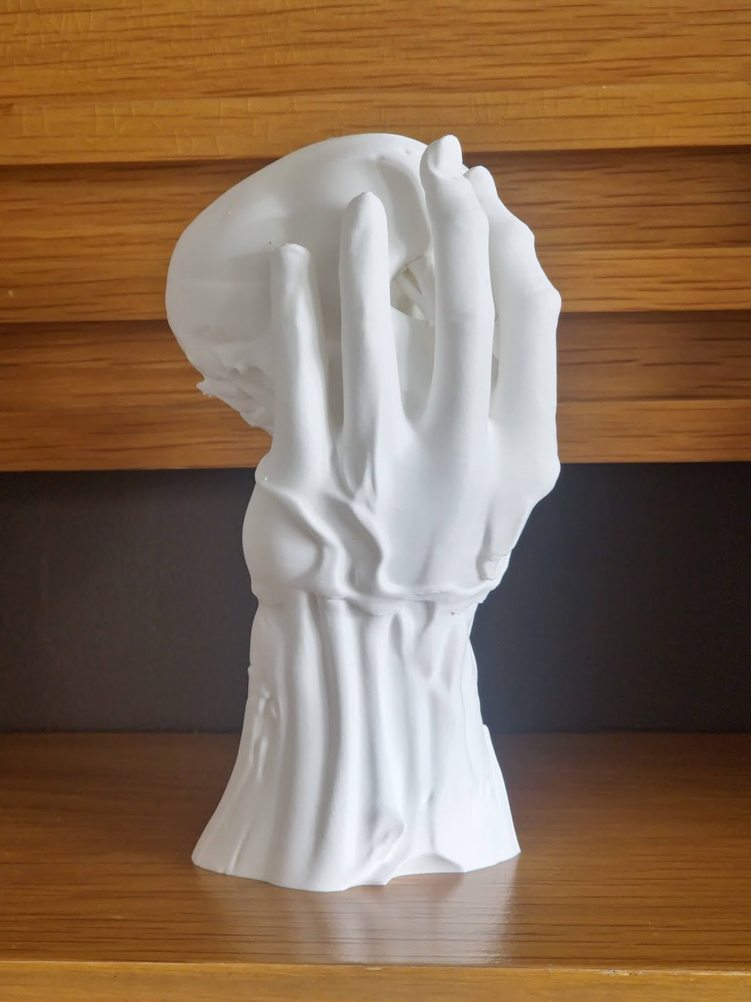 Skull in Hand Ornament