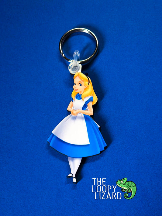 Classic Alice Keyring - Alice in Wonderland