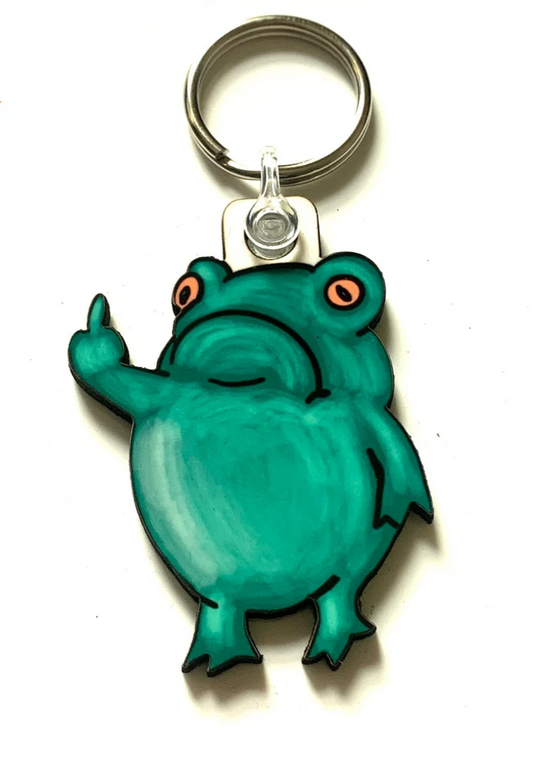 Swear Frog Keyring