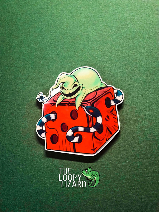 Baby Oogie Boogie Pin Badge/ Magnet - The Nightmare Before Christmas