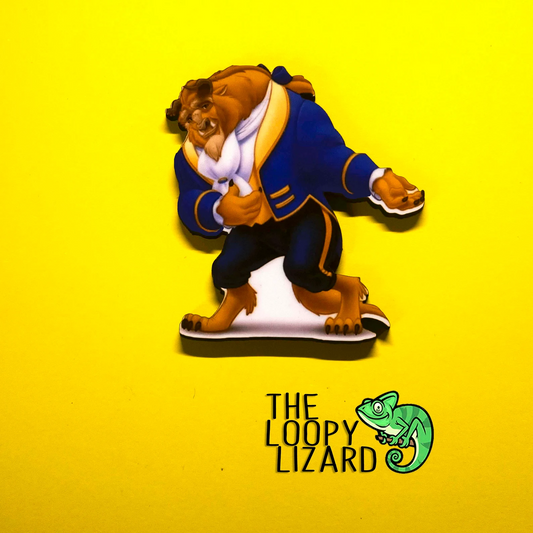 Beast Pin Badge/ Magnet - Beauty and the Beast