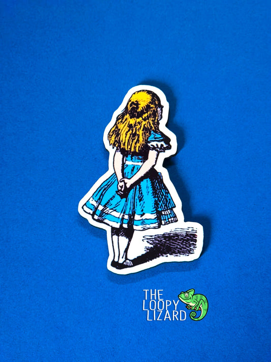 Storybook Alice Pin Badge/ Magnet - Alice in Wonderland