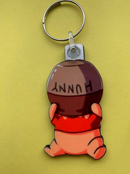 Winnie the Pooh "Hunny Pot" Keyring
