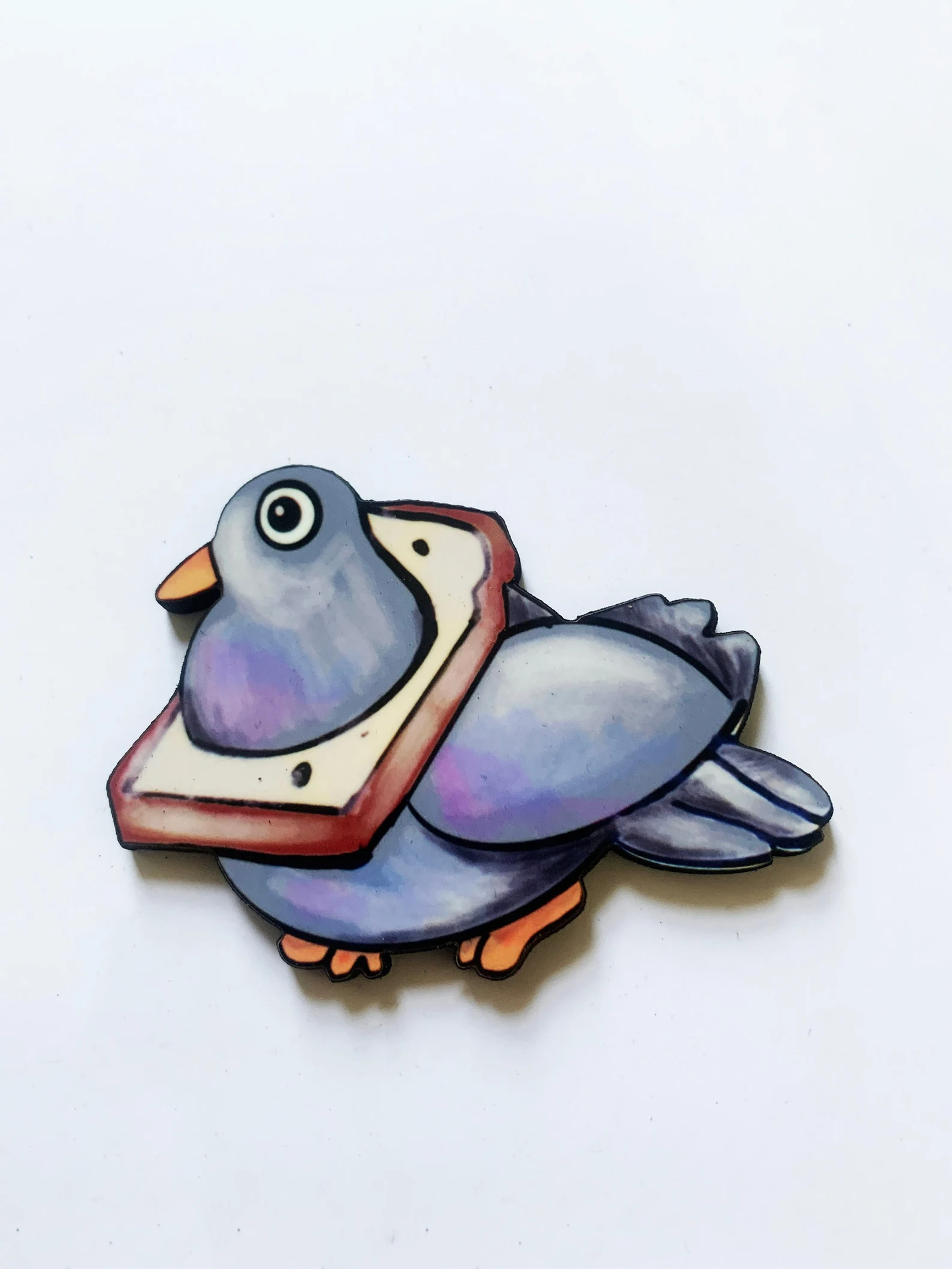 Pigeon Pin Badge/ Magnet