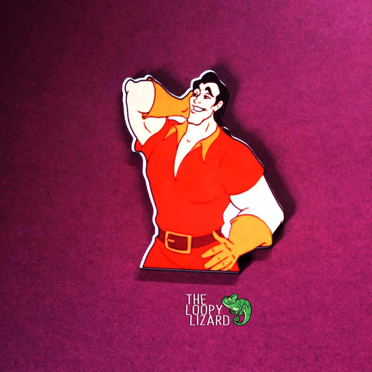 Gaston Pin Badge/ Magnet - Beauty and the Beast